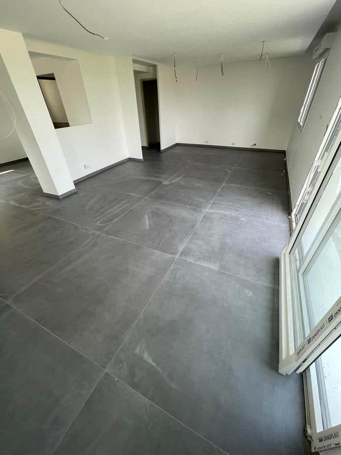 pose de carrelage intérieur