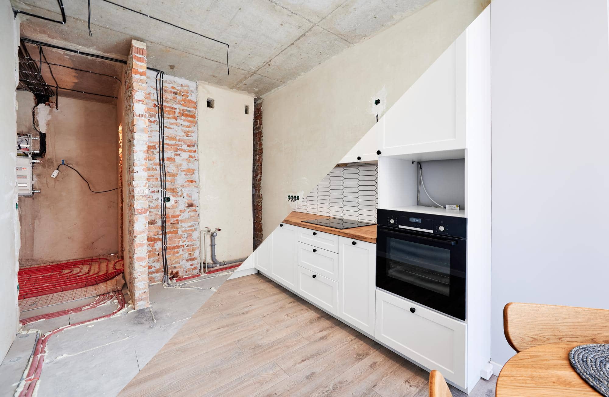 avant-après rénovation cuisine